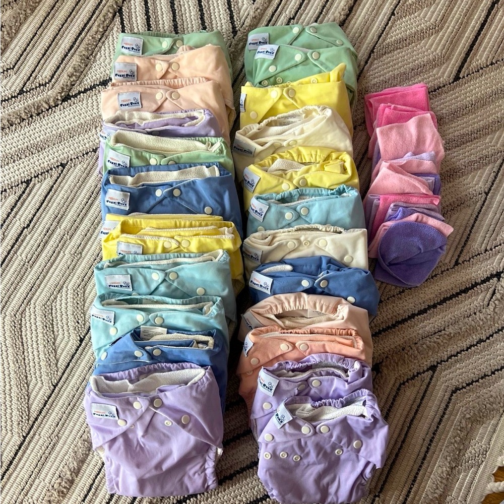 Huge Fuzzi Bunz Cloth Diaper Lot